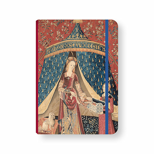 Lady and the unicorn Notebook with elastic