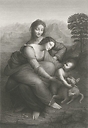 La Vierge, l'Enfant Jésus et sainte Anne - Léonard de Vinci