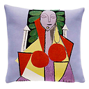 Housse de coussin Picasso Femme dans un fauteuil