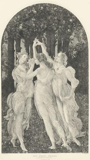 Les Trois Grâces - Botticelli