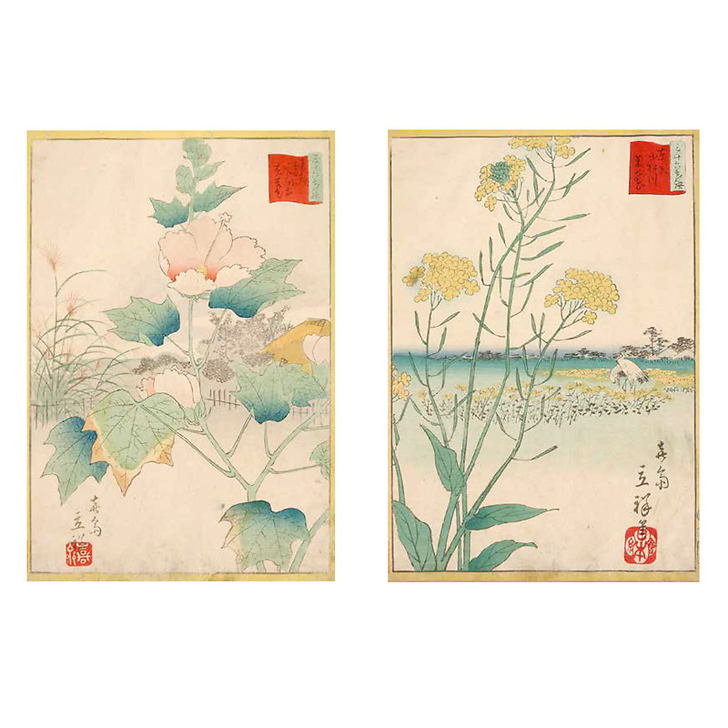 Les fleurs par les grands maîtres de l'estampe japonaise