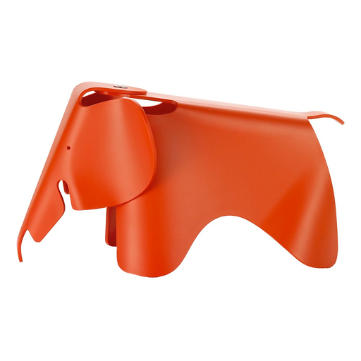 Tabouret Éléphant Eames Petit modèle - Rouge