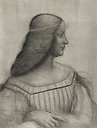 Portrait d'Isabelle d'Este - Léonard de Vinci