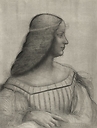 Portrait of Isabelle d'Este - Leonardo da Vinci