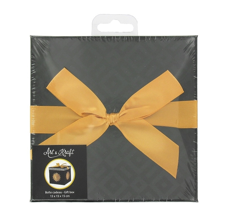 BOITE CADEAU ROI SOLEIL VERSAI RUBAN BLEU ET ETIQUETTE