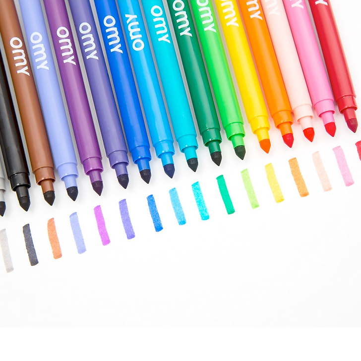 16 feutres ultra-lavables