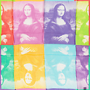 Mona Lisa Pop Square scarf