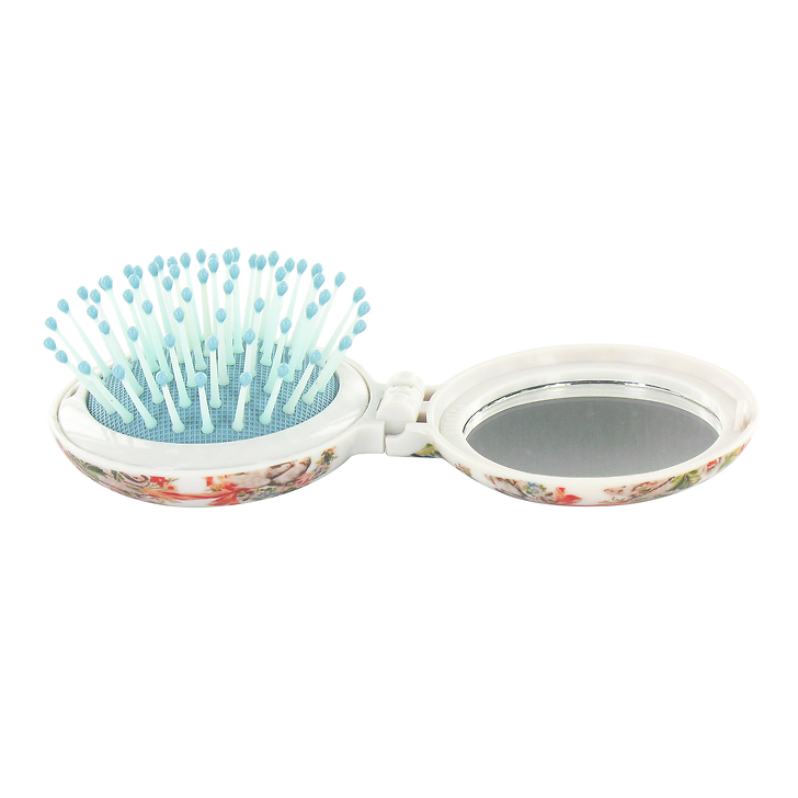 2 in 1 hairbrush and mirror