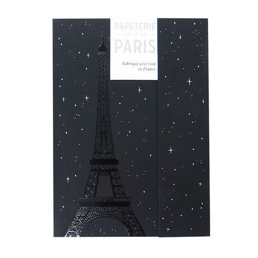 Cahier aimanté Tour Eiffel nuit étoilée