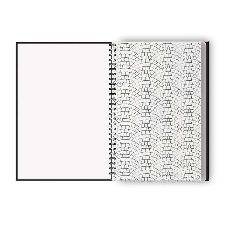 Spiral Notebook "Ville de Paris - Paris Cobblestones"