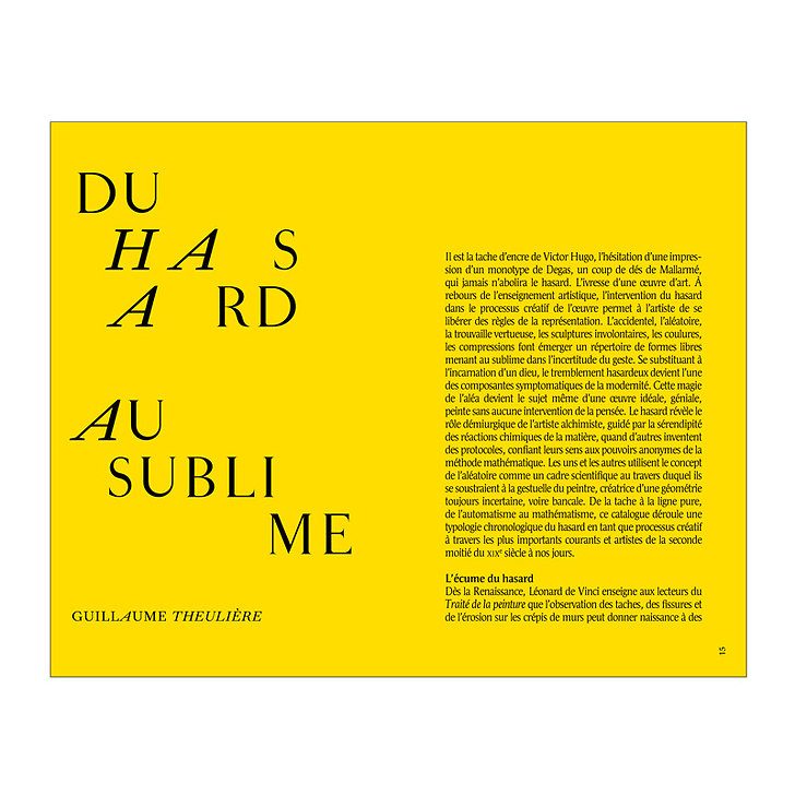 Par hasard - Catalogue d'exposition