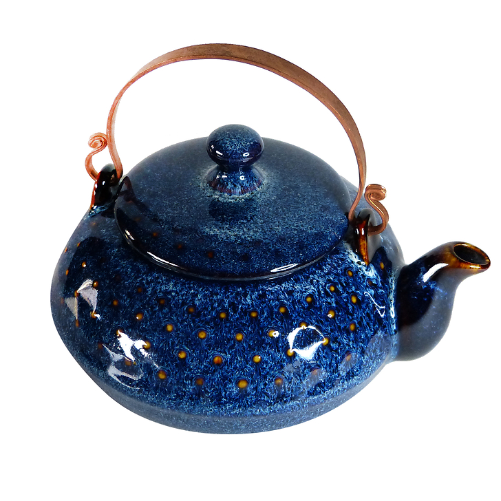 Japanese teapot Blue ocean - Zaozam