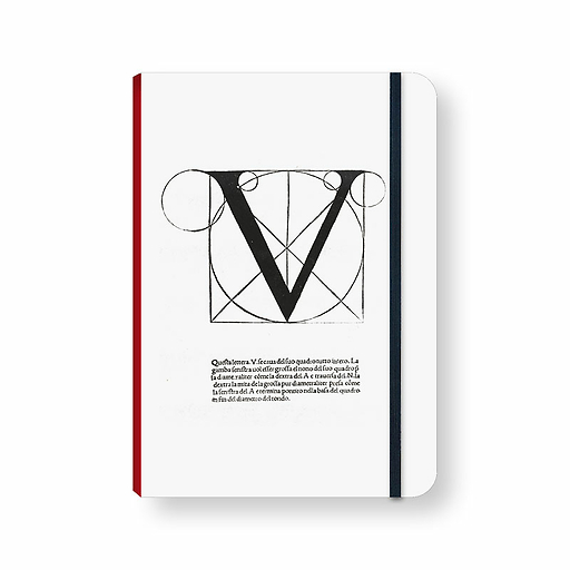 Elastic notebook Divine proportion - Leonardo da Vinci
