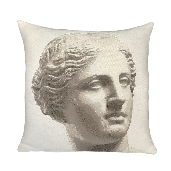 Housse de coussin Vénus de Milo - Blanc - Pansu