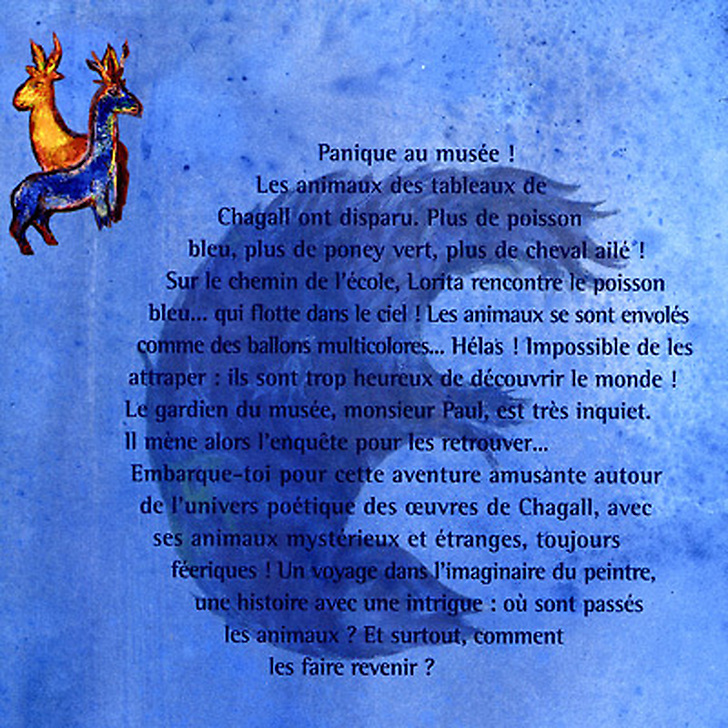 Album Le poisson bleu de monsieur Chagall a disparu !