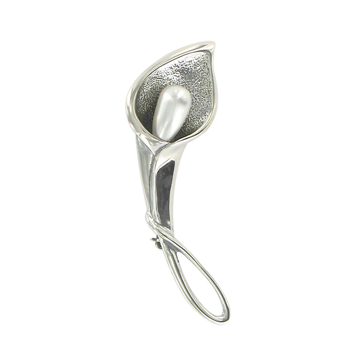 Arum Brooch Art nouveau