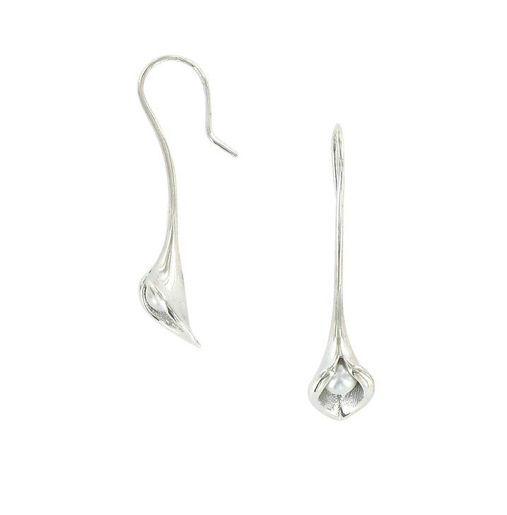 Boucles d'oreilles Art nouveau Arum