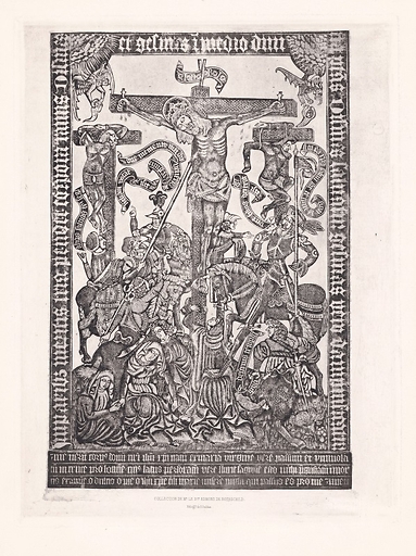 Crucifixion: Christ on the Cross - Le Maître au criblé