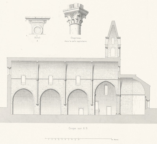 Coupes et Détails de l'Abbaye de Thoronet