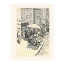 Marchande de Fleurs à Montmartre