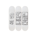 Skateboards Triptych Keith Haring Untitled 1981 - The Skateroom