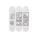 Skateboards triptyque Keith Haring Untitled 1981 - The Skateroom