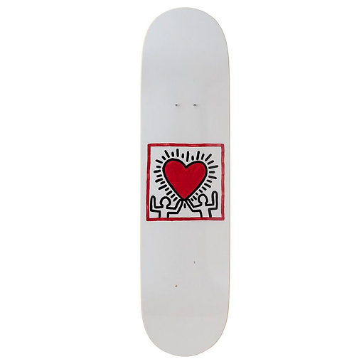 Skateboard Keith Haring Untitled (Heart) - The Skateroom