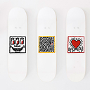Skateboard Keith Haring Untitled (Heart) - The Skateroom