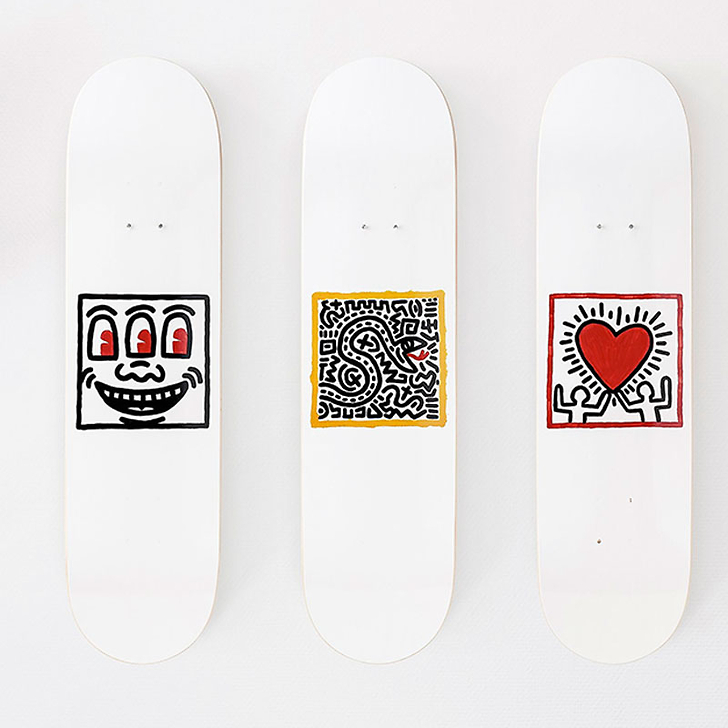 Skateboard Keith Haring Untitled (Snake) - The Skateroom