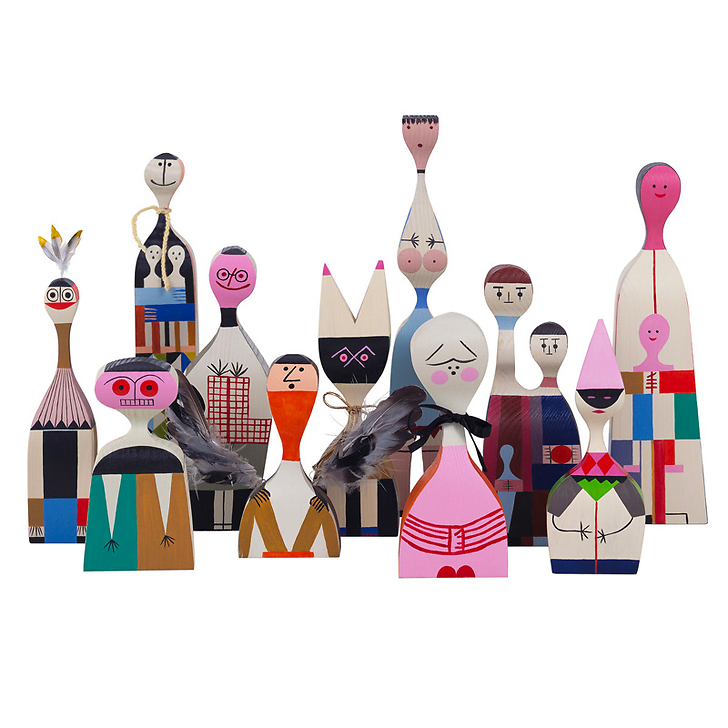 Wooden doll Alexander Girard N°9 - Vitra