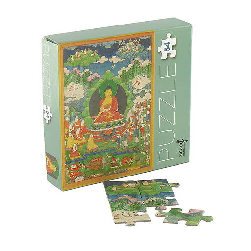 Puzzle 54 pièces Thangka du miracle de Shravasti