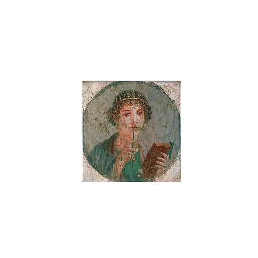 Magnet Pompéi - Portrait de jeune femme dite Sappho
