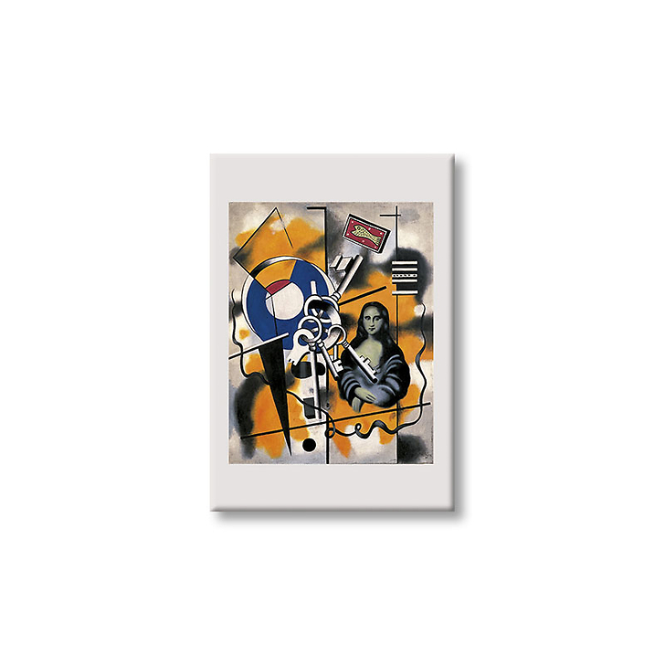 MAGNET LEGER JOCONDE  CLES FERNAND LEGER