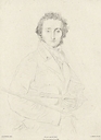 Portrait of Paganini, violinist and composer - Ingres