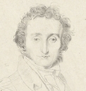 Portrait of Paganini, violinist and composer - Ingres