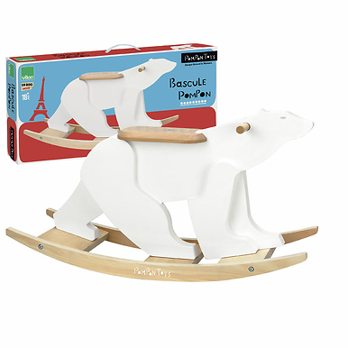 Polar Bear Children's Rocker - François Pompon - Pompon Toys