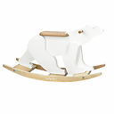 Polar Bear Children's Rocker - François Pompon - Pompon Toys