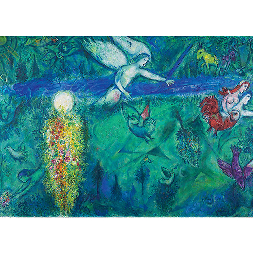 AF CHAGALL 50X70 ADAM EVE