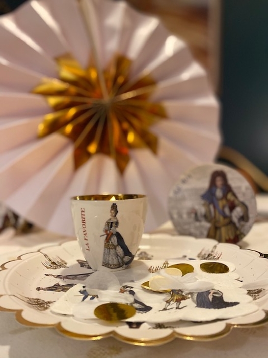 Confettis de fête "A la Cour de Versailles"