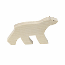 François Pompon White Bear Wooden Figurine - Pompon Toys