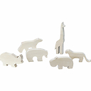 Figurine en bois Ours blanc de François Pompon - Pompon Toys