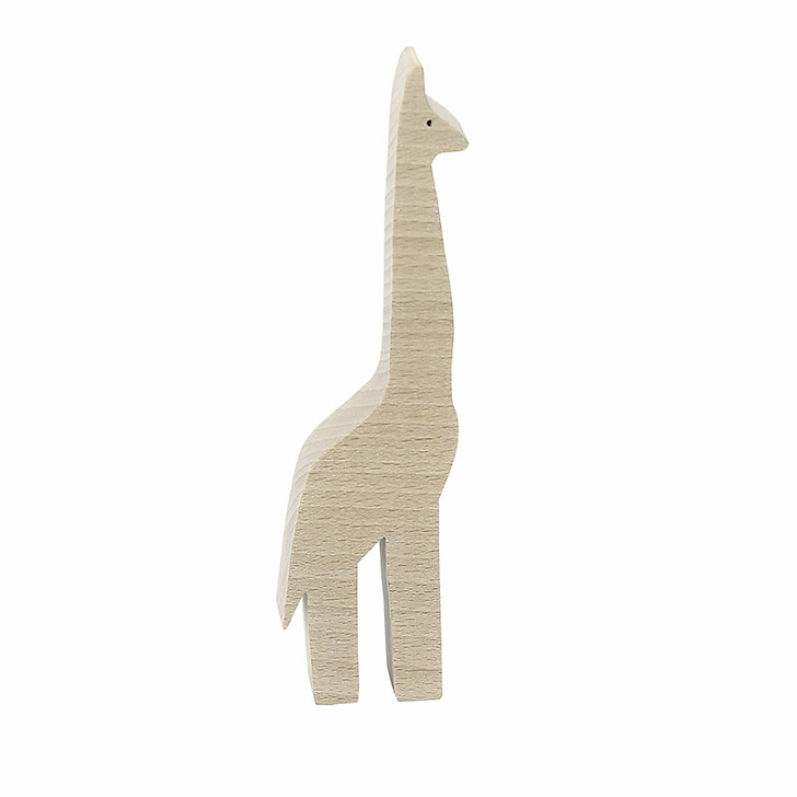 FIGURINE GIRAFE BOIS Figurine en bois d'une girafe inspirée d'une sculpture de François Pompon