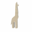FIGURINE GIRAFE BOIS Figurine en bois d'une girafe inspirée d'une sculpture de François Pompon