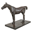 Cheval à l'arrêt Degas - Bronze