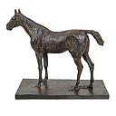 Halted Horse Degas - Bronze