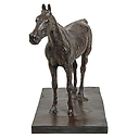 Cheval à l'arrêt Degas - Bronze