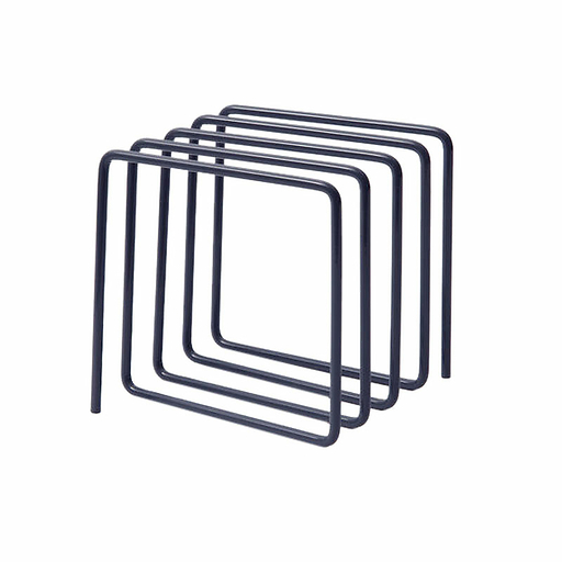 Magazine Rack Grey - Block Design