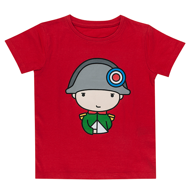 TS NAPO ROUGE 2 ANS TShirt Napoléon Rouge 2ans Halle de la Villette Expo 2021