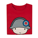 T-Shirt Enfant Napoléon Rouge