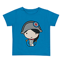 T-Shirt Enfant Napoléonette Bleu